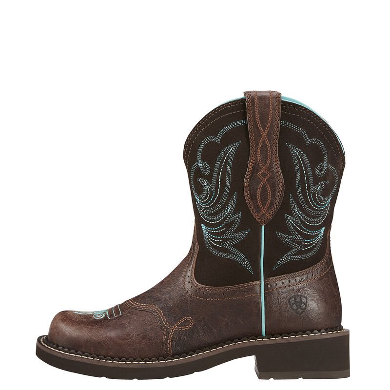 Ariat Fatbaby Heritage Dapper - Western Laarzen Koningsblauw Chocola Dames - 19913-169